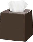 Black Tissue Box Cover Square Plastic Facial Tissue Box Holder