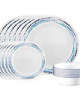 Corelle Vitrelle 18-Piece Service for 6 Dinnerware Set