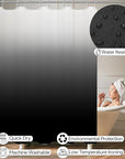 XLHOMO Black Bathroom Accessories Set