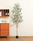 Kazeila Artificial Olive Tree 7FT Tall Faux Silk Plant