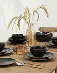 Stone Lain Brasa 16-Piece Dinnerware Set Stoneware, Green