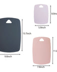 Cutting Boards for Kitchen,Plastic Cutting Board Set of 3