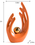 FJS Modern Living Room Decor Art Ceramic Statues