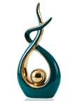 FJS Modern Living Room Decor Art Ceramic Statues