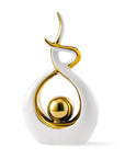 FJS Modern Living Room Decor Art Ceramic Statues
