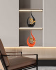 FJS Modern Living Room Decor Art Ceramic Statues