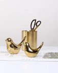 FANTESTICRYAN Small Birds Statues Gold Home Decor