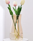 Iridescent Glass Vase - For Flowers, Centerpieces, Home Decor