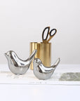 FANTESTICRYAN Small Birds Statues Gold Home Decor