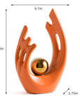 FJS Modern Living Room Decor Art Ceramic Statues