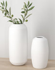 Relexome White Ceramic Vase Modern Boho Wabi-Sabi Flower Vase Set of 3