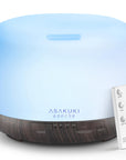 ASAKUKI Essential Oil Diffuser 500ml, Ultrasonic Aromatherapy Humidifier with Remote Control, 7 LED Colors, Timer & Auto-Off, Large Room Diffuser