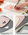 Cutting Boards for Kitchen,Plastic Cutting Board Set of 3