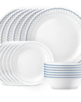 Corelle Vitrelle 18-Piece Service for 6 Dinnerware Set