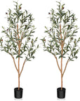 Kazeila Artificial Olive Tree 7FT Tall Faux Silk Plant