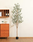 Kazeila Artificial Olive Tree 7FT Tall Faux Silk Plant