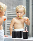 XLHOMO Black Bathroom Accessories Set