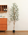 Kazeila Artificial Olive Tree 7FT Tall Faux Silk Plant