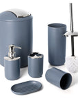 Moss & Stone 6 pcs Bathroom Accessories Set