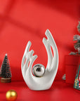 FJS Modern Living Room Decor Art Ceramic Statues