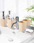 XLHOMO Black Bathroom Accessories Set