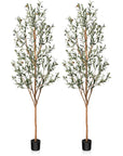 Kazeila Artificial Olive Tree 7FT Tall Faux Silk Plant