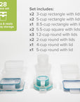 Snapware Total Solution 10-Pc Plastic Food Storage Containers Set