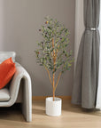 Kazeila Artificial Olive Tree 7FT Tall Faux Silk Plant