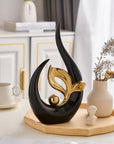 FJS Modern Living Room Decor Art Ceramic Statues
