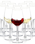 Long Stem Wine Glasses Set of 8