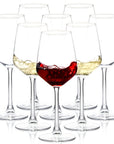 Long Stem Wine Glasses Set of 8