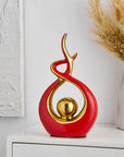FJS Modern Living Room Decor Art Ceramic Statues