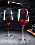 Long Stem Wine Glasses Set of 8