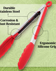 Popco Silicone Non Sticky Tongs
