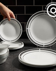 Corelle Vitrelle 18-Piece Service for 6 Dinnerware Set