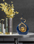 FJS Modern Living Room Decor Art Ceramic Statues