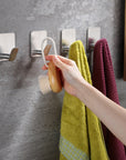 DELITON Adhesive Towel Hooks