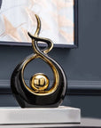 CESTATIVO  Modern Abstract Art Ceramic Statue