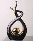 CESTATIVO  Modern Abstract Art Ceramic Statue