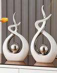 CESTATIVO  Modern Abstract Art Ceramic Statue