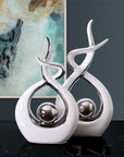 CESTATIVO  Modern Abstract Art Ceramic Statue