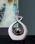 CESTATIVO  Modern Abstract Art Ceramic Statue
