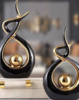 CESTATIVO  Modern Abstract Art Ceramic Statue