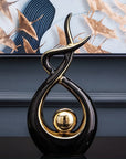 CESTATIVO  Modern Abstract Art Ceramic Statue