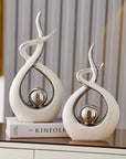 CESTATIVO  Modern Abstract Art Ceramic Statue