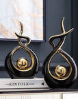 CESTATIVO  Modern Abstract Art Ceramic Statue