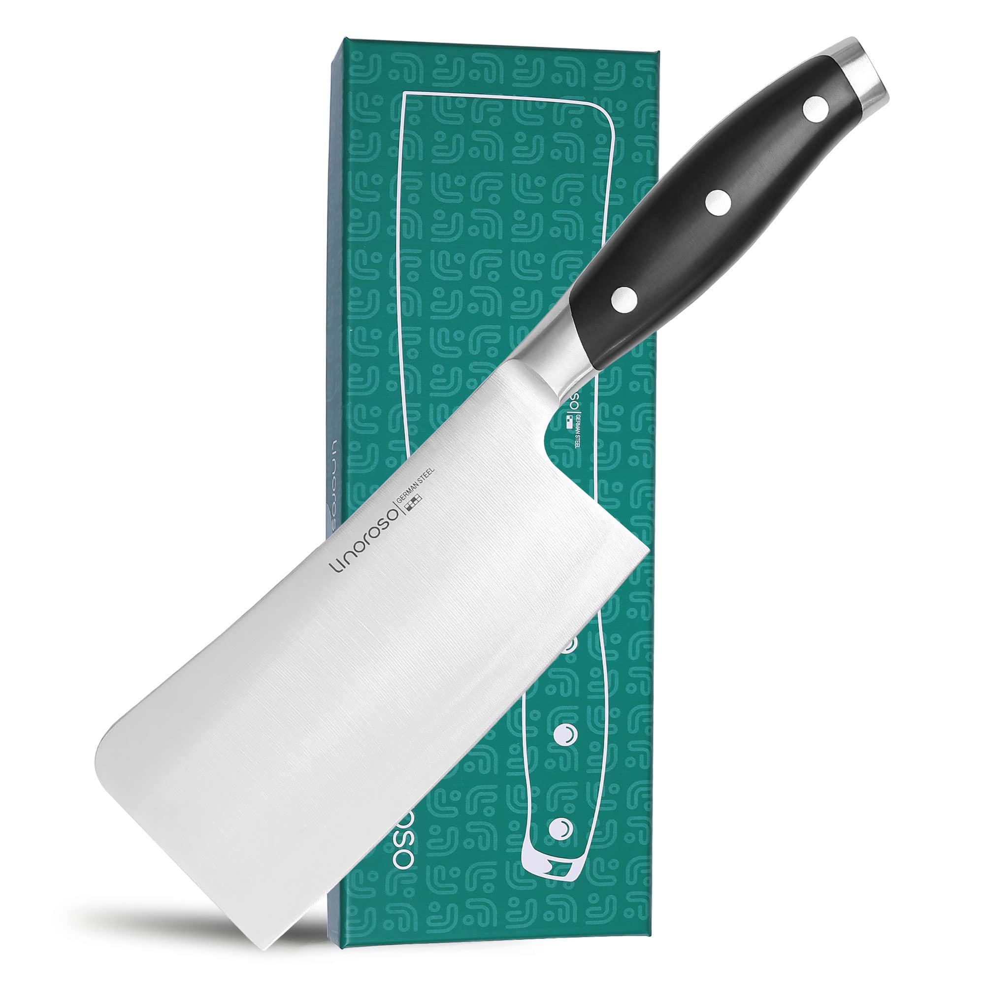 linoroso Chef Knife - Professional Pro Kitchen Knife 8 inch Stainless ...