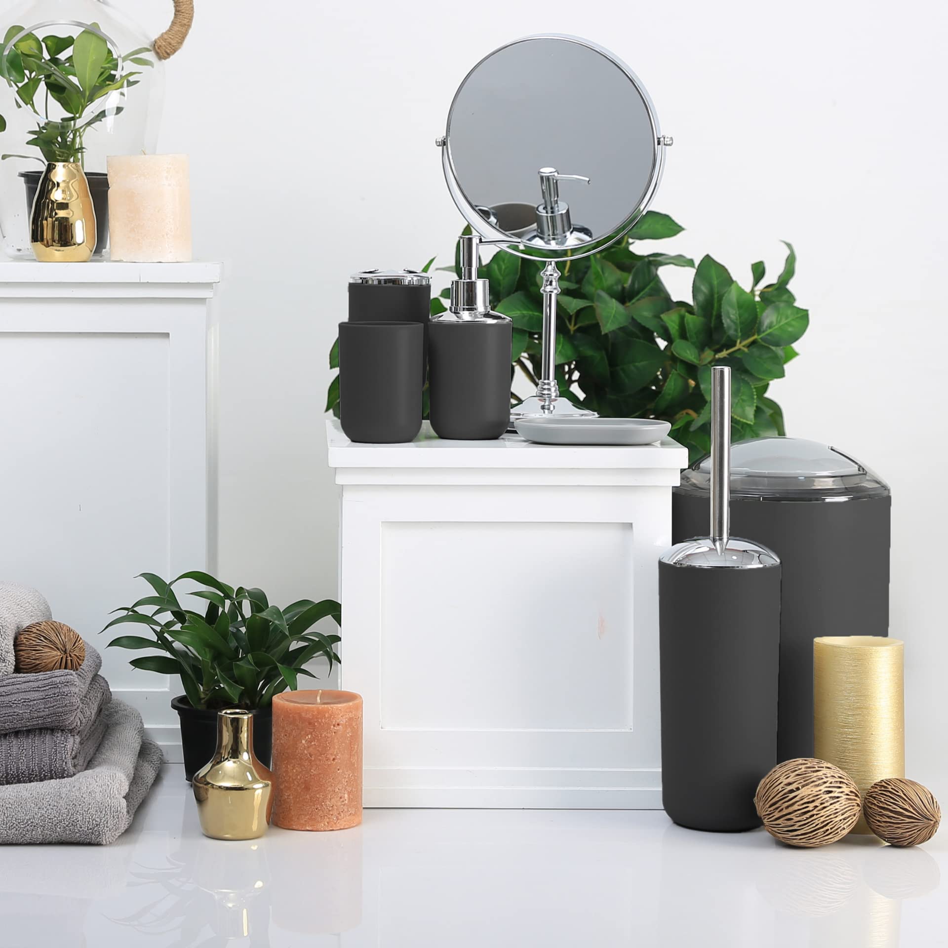 Moss &amp; Stone 6 pcs Bathroom Accessories Set