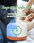 ASAKUKI Essential Oil Diffuser 500ml, Ultrasonic Aromatherapy Humidifier with Remote Control, 7 LED Colors, Timer & Auto-Off, Large Room Diffuser